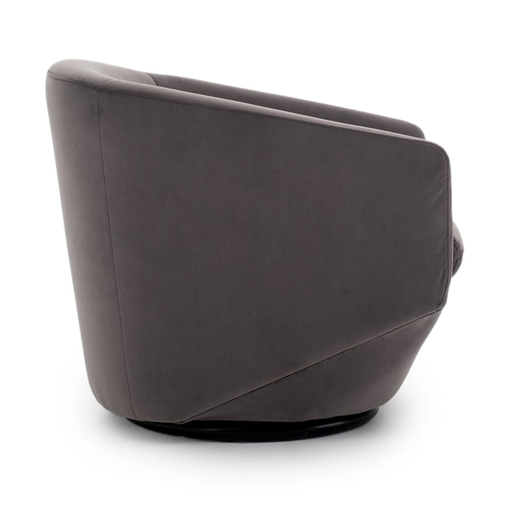 Wyle Swivel Accent Chair Light Grey