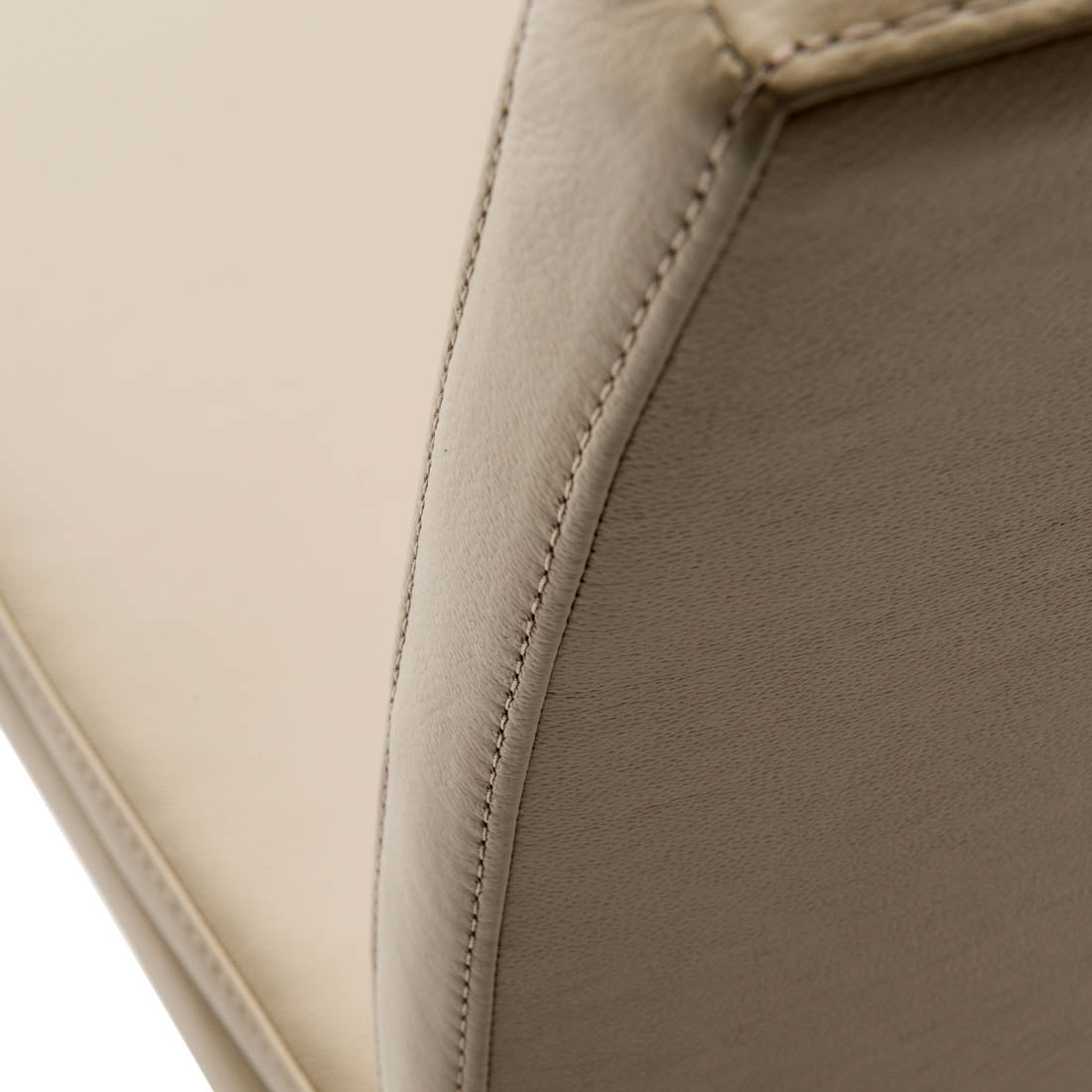 Ritz Leather Chair Beige