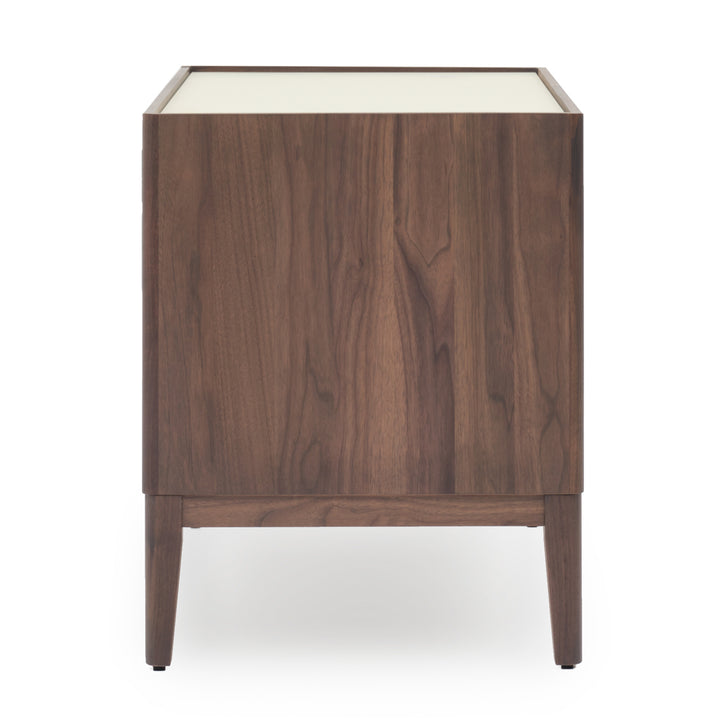 Nathaniel Left Nightstand Dark Brown