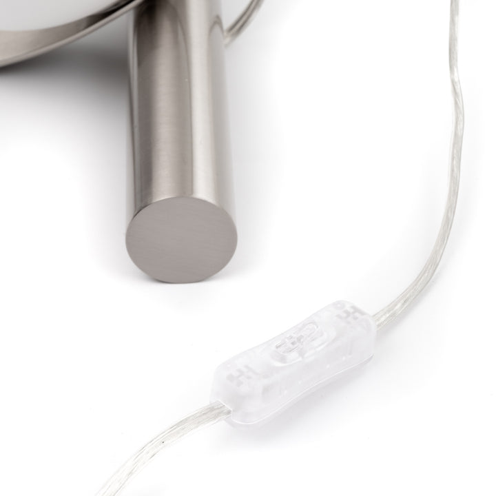 Wirls Table Lamp Silver