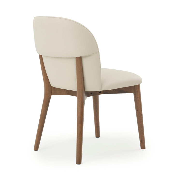 Eliora Leather Chair Beige