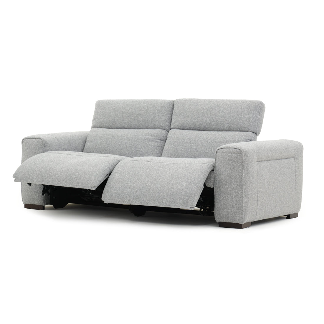 Niguel Fabric Reclining Sofa Light Grey