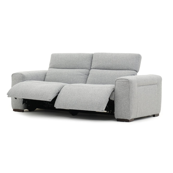 Niguel Fabric Reclining Sofa Light Grey