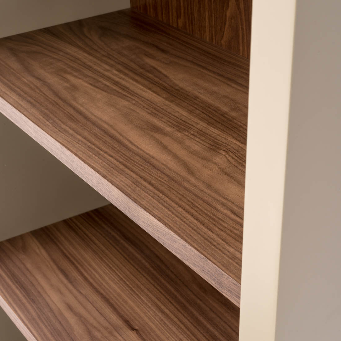 Neghan Wood Bookcase Dark Brown