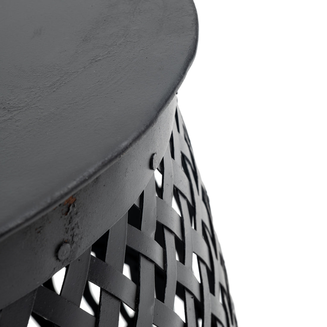 Indira Metal Accent Table Black