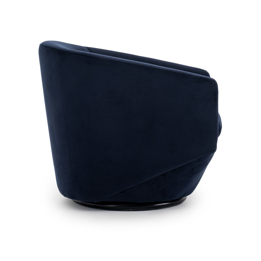 Wyle Swivel Accent Chair Dark Blue