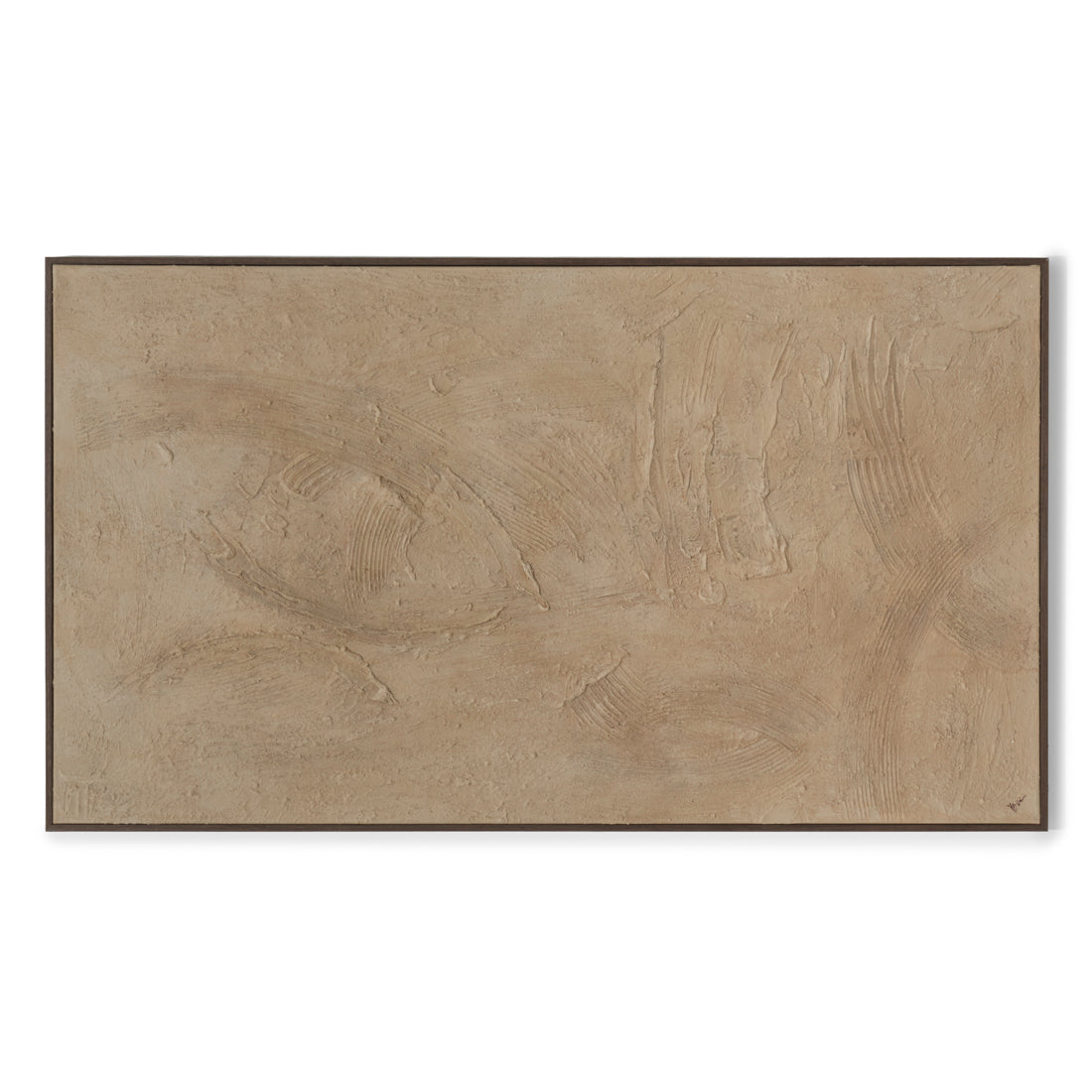 Wofra Painting on Canvas Light Brown