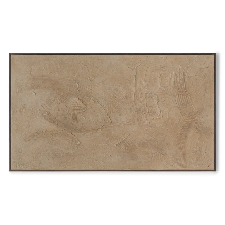 Wofra Painting on Canvas Light Brown
