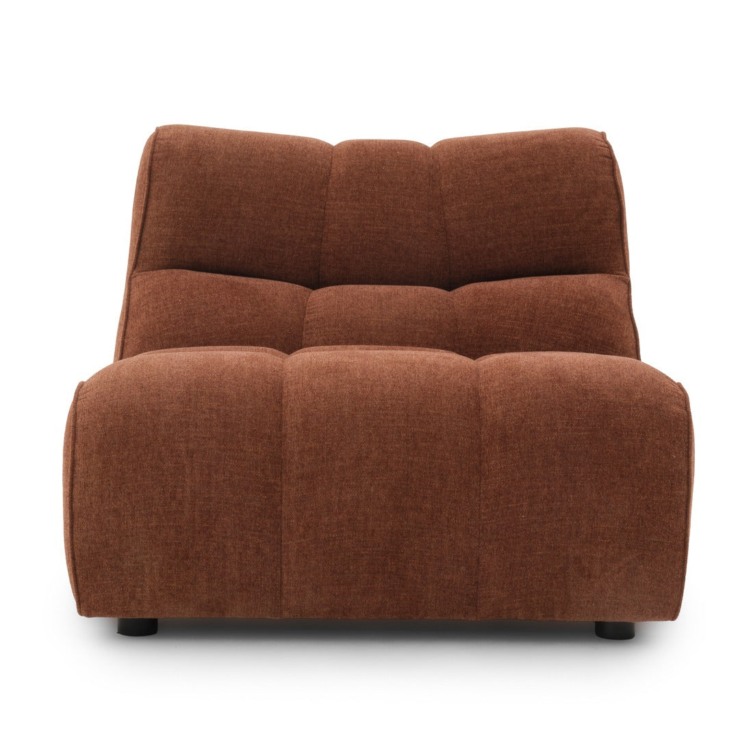 Nissima Fabric Accent Chair Dark Brown