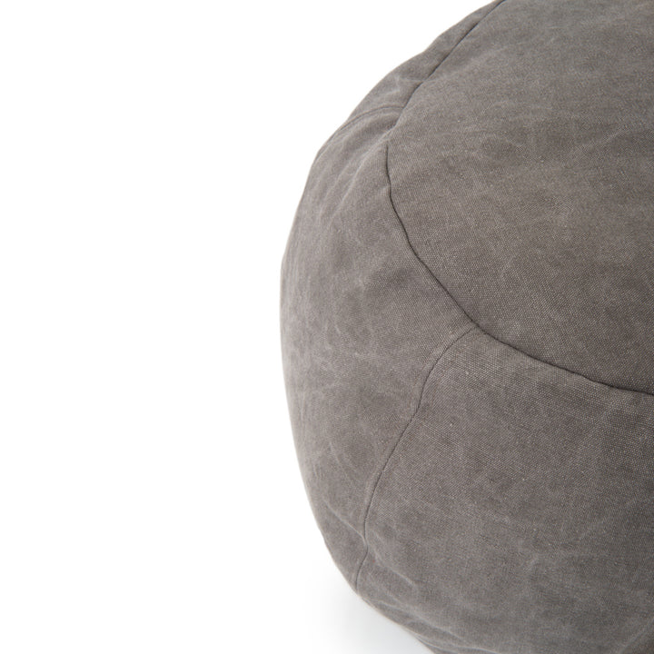 Eloka Bean Bag with Ottoman Light Grey