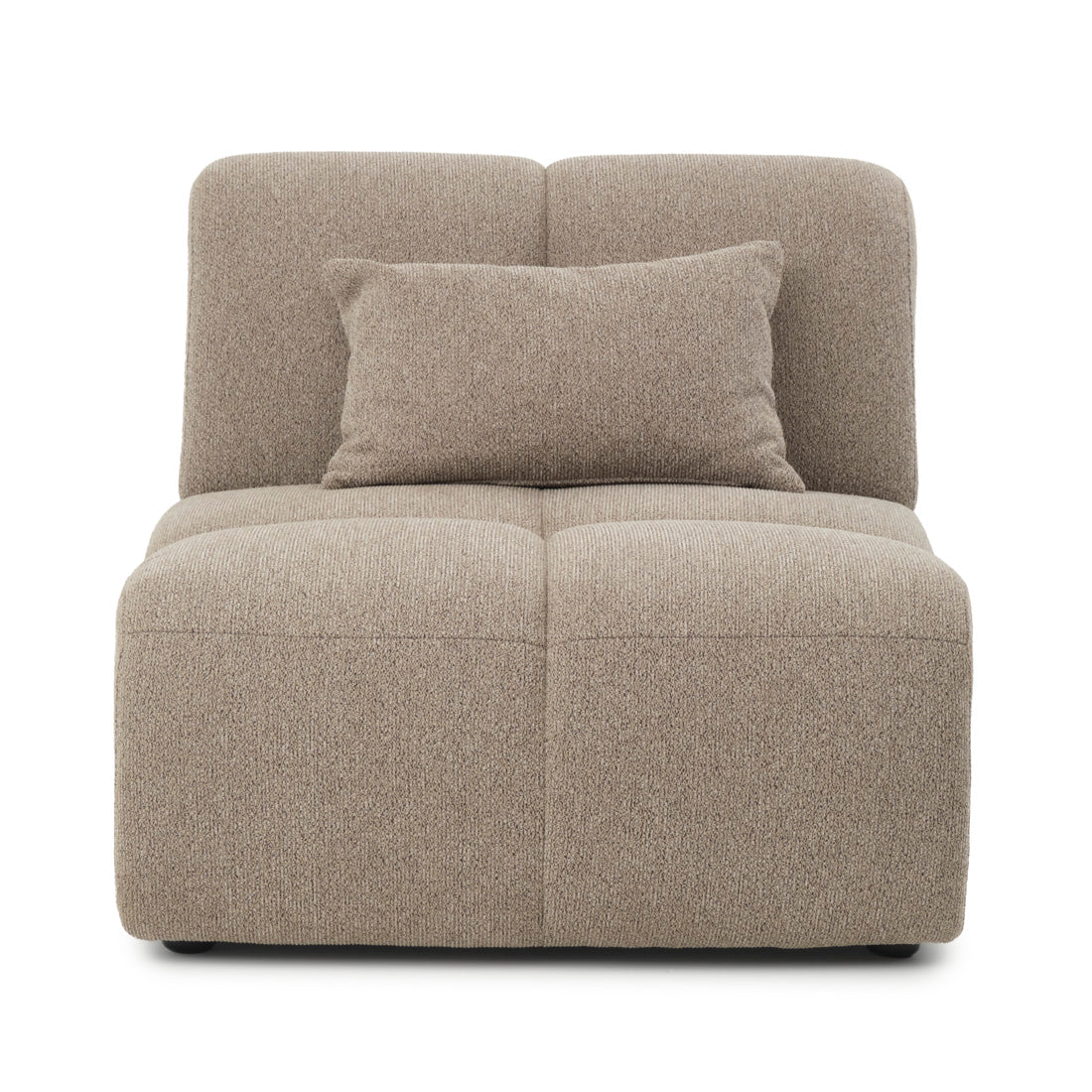 Edwina Modular Armless Chair Taupe