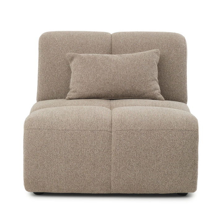 Edwina Modular Armless Chair Taupe