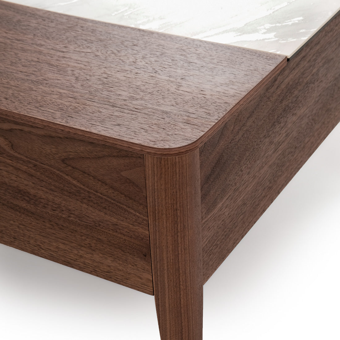Elkom Wood Coffee Table Dark Brown