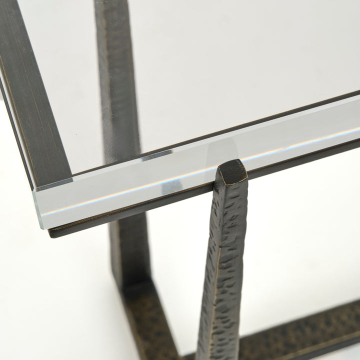 Weverly Accent Table Dark Brown