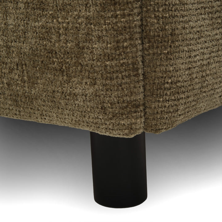 Esmarie Fabric King Bed Dark Green