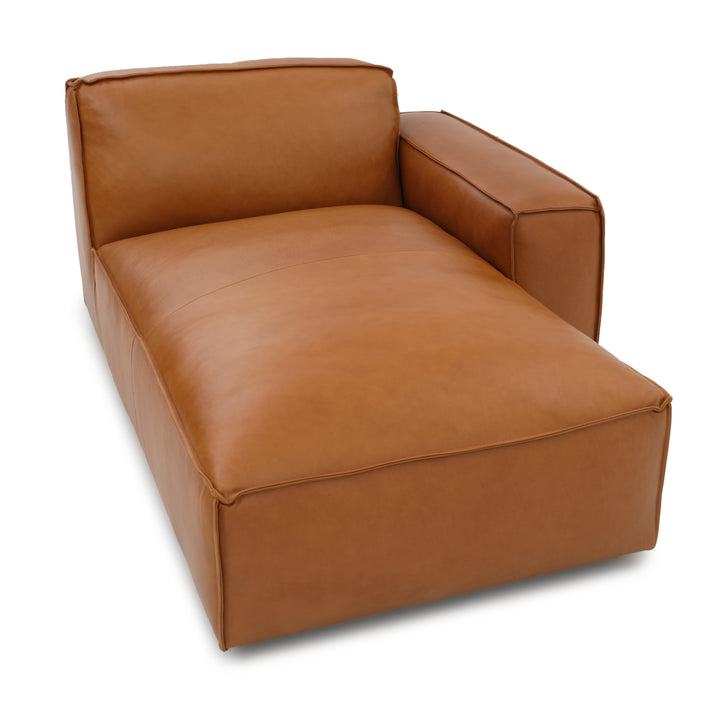 Nook Modular Right Chaise Cognac
