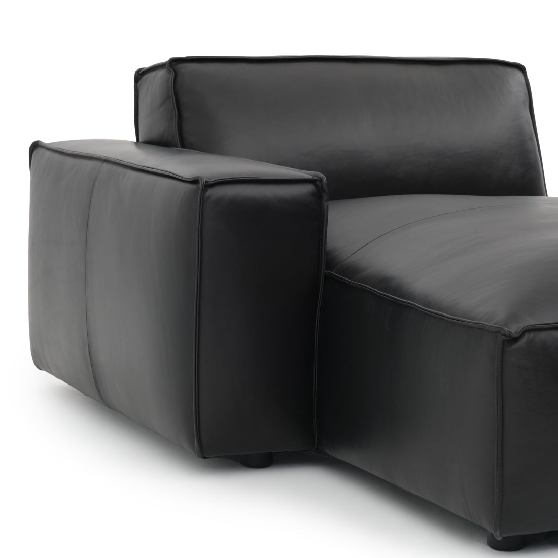 Nook Modular Left Chaise Black