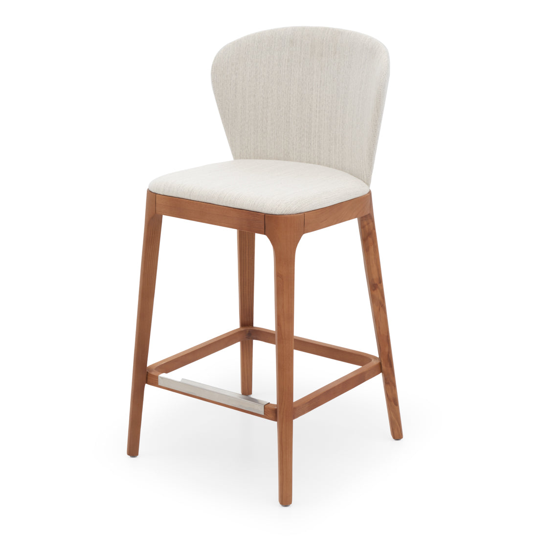 Nelvy Counter Stool Off White