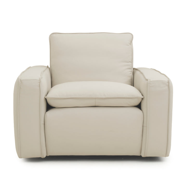 Nadyna Swivel Accent Chair Beige