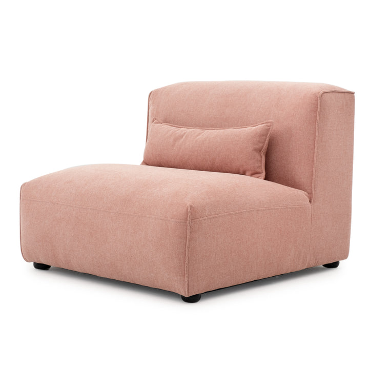 Ellemia Modular Armless Chair Pink