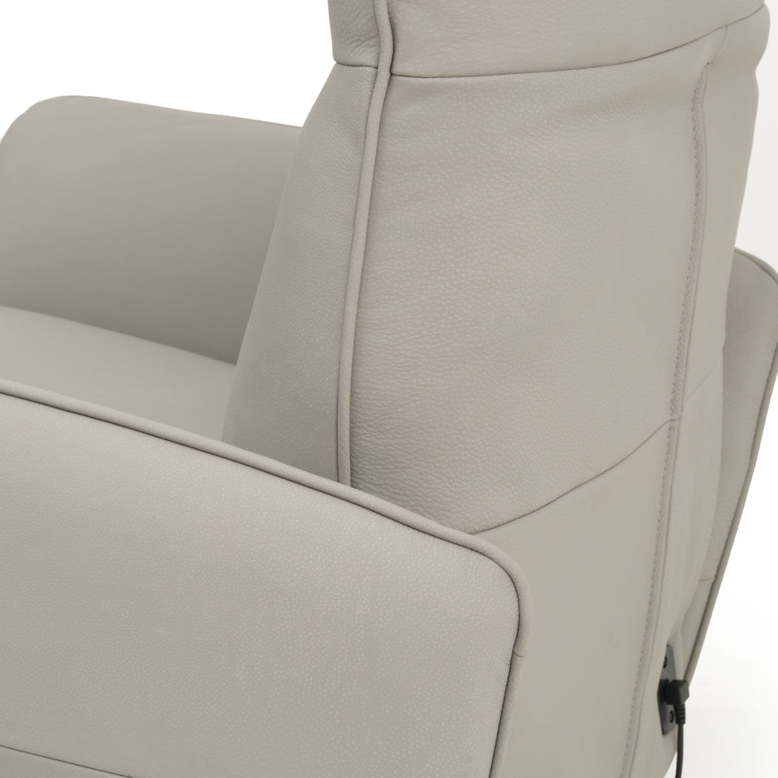 Naruto Reclining Accent Chair Light Grey
