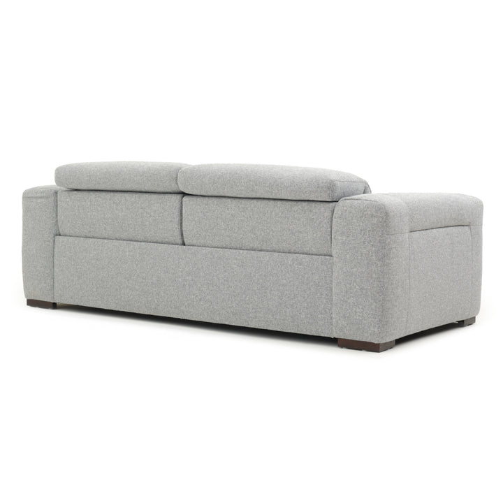 Niguel Fabric Reclining Sofa Light Grey