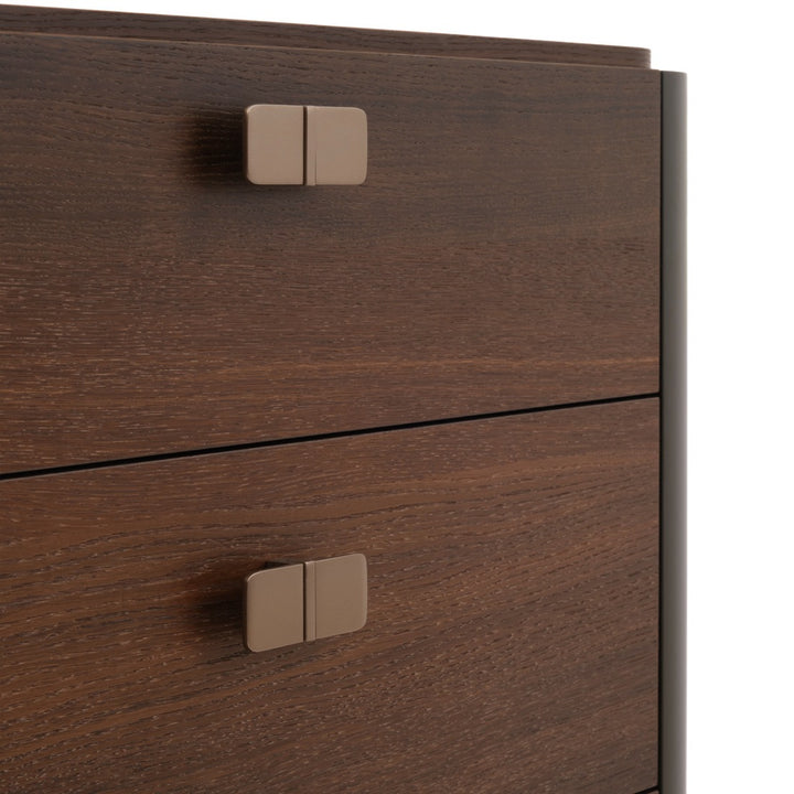 Wadena 5-Drawer Chest Dark Brown