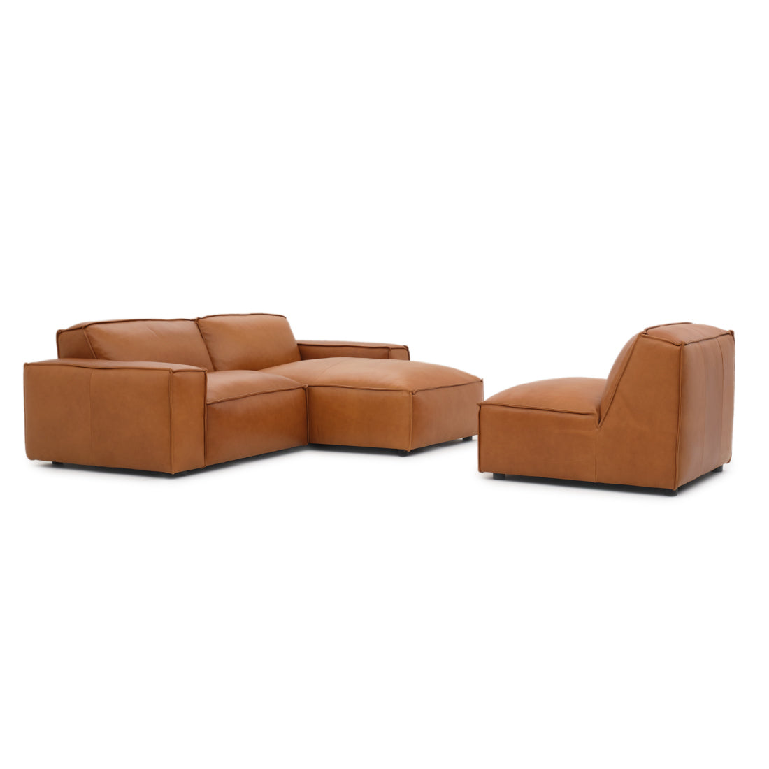 Nook Leather Modular Set Cognac
