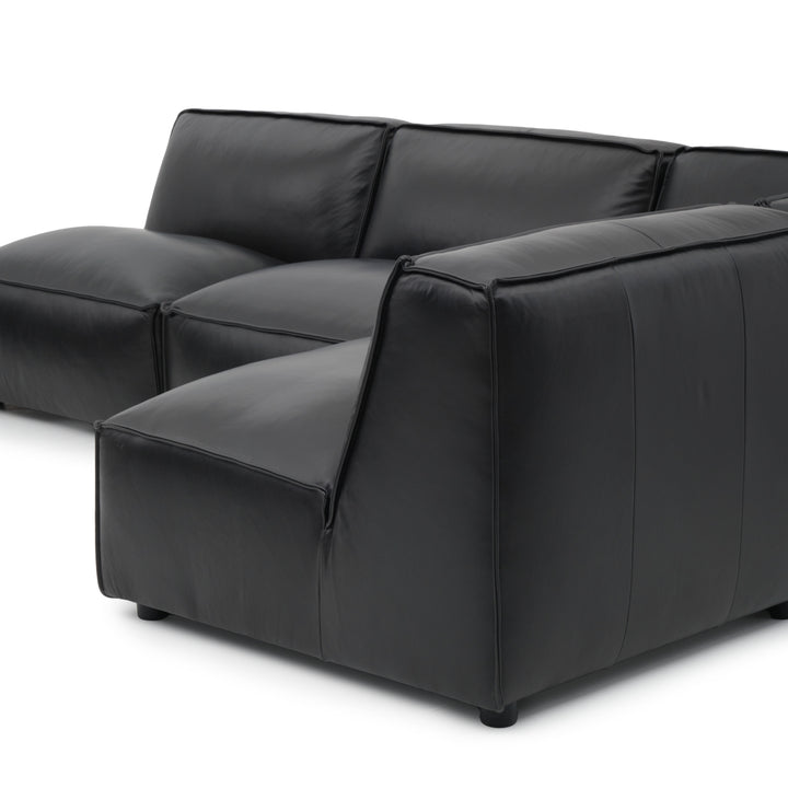 Nook Leather Modular Set Black