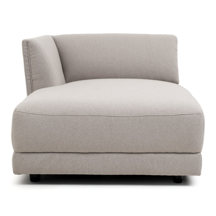 Nathan Modular Left Chaise Light Grey