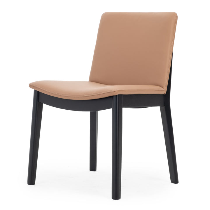 Emy Leather Chair Cognac