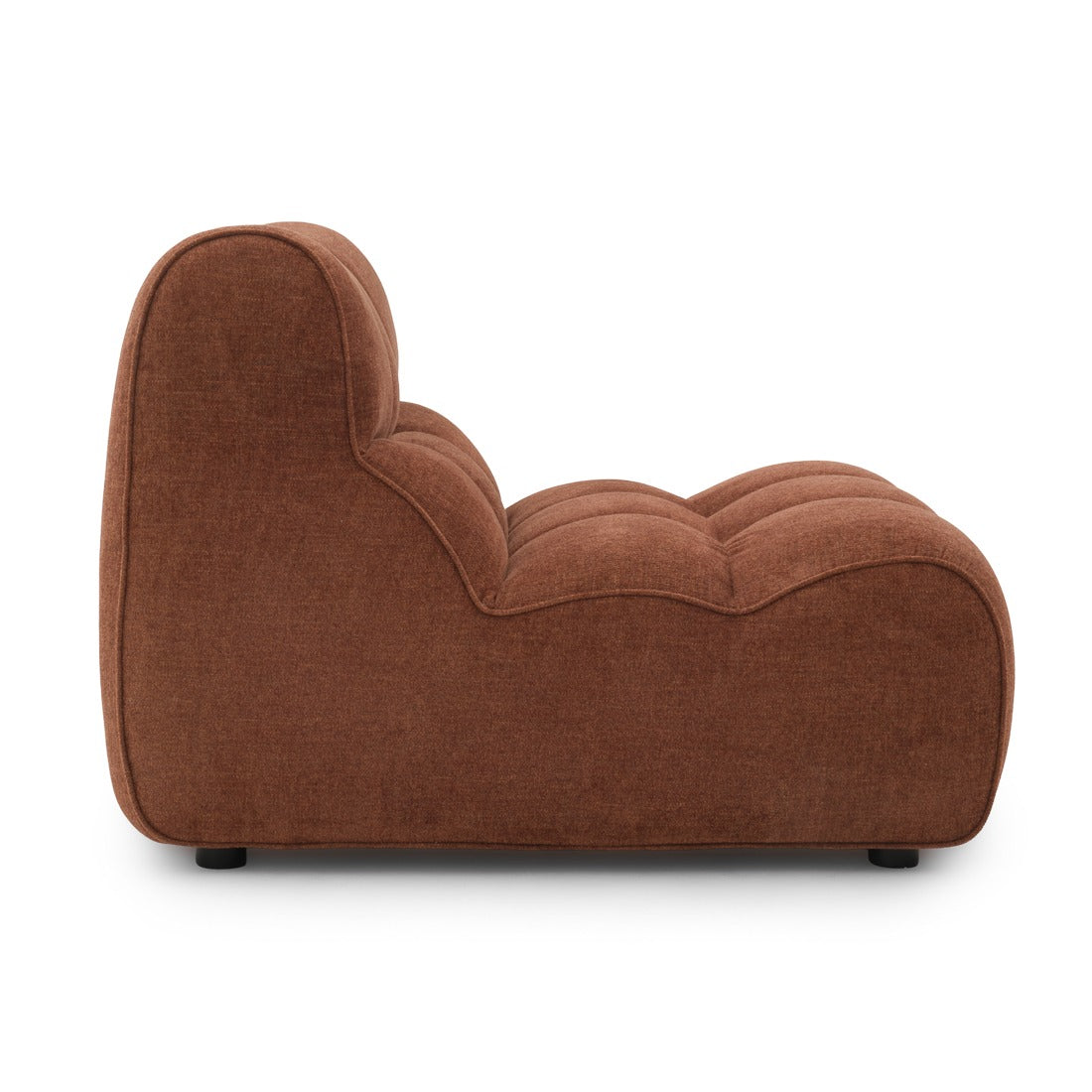 Nissima Fabric Accent Chair Dark Brown