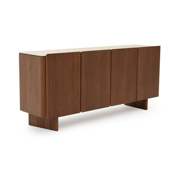 Navani Wood Sideboard Light Brown