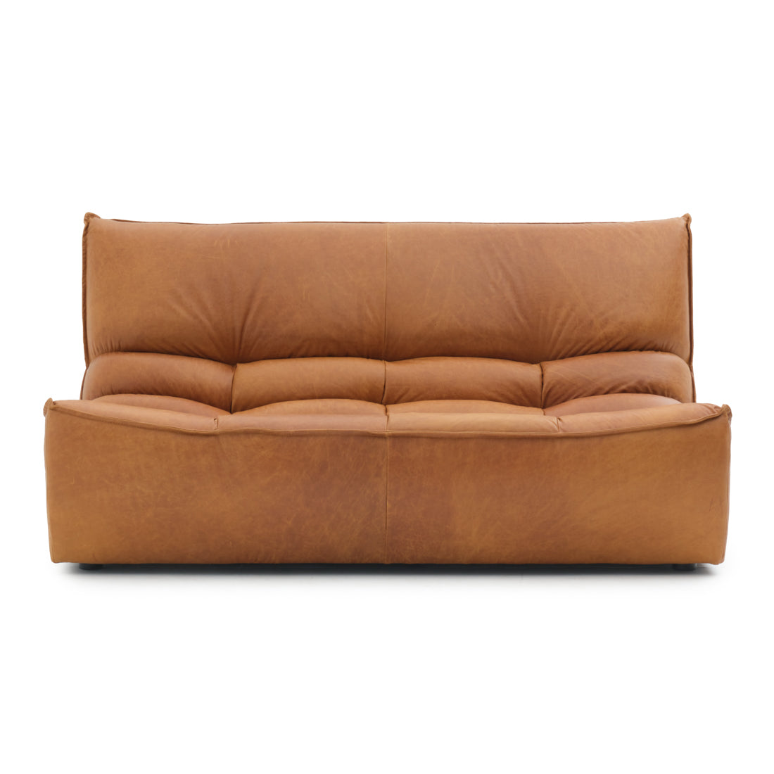 Nesto Modular Armless Loveseat Cognac