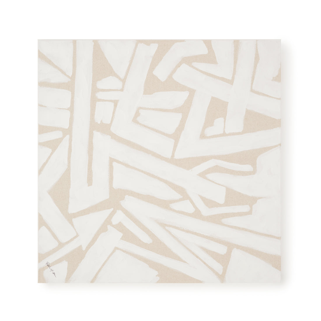 Nabalz Painting on Canvas Off White