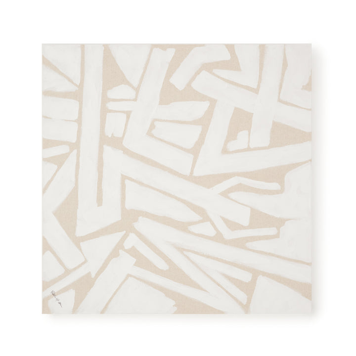 Nabalz Painting on Canvas Off White