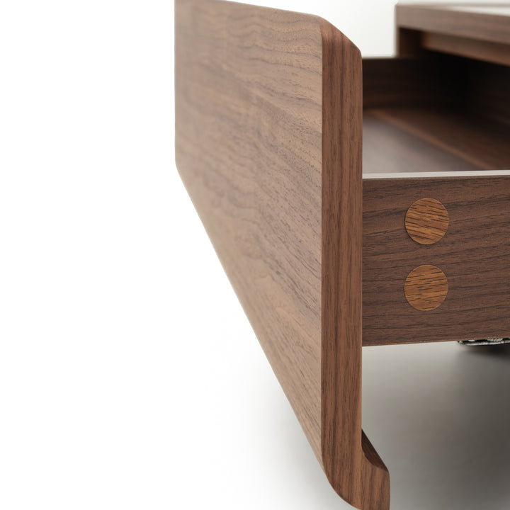 Evana Ceramic Coffee Table Dark Brown
