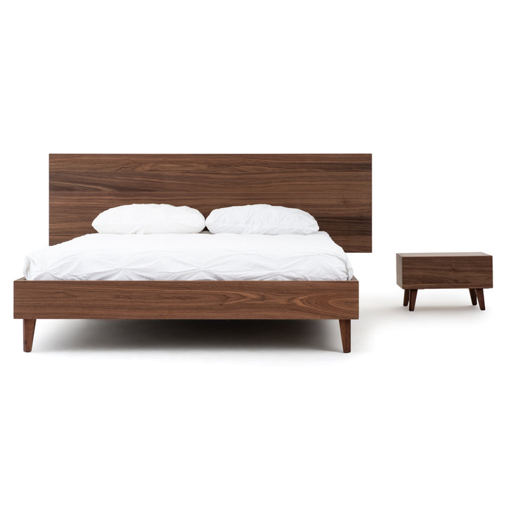 Eckhart King Bed Dark Brown