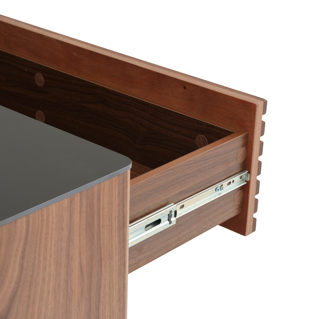 Ezio 5-Drawer Chest Dark Brown