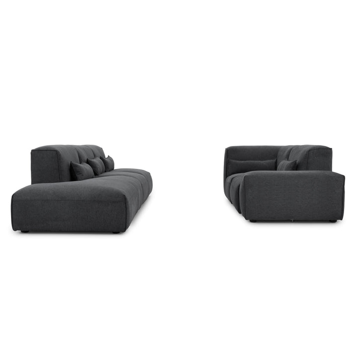 Ellemia Fabric Modular Set Dark Grey