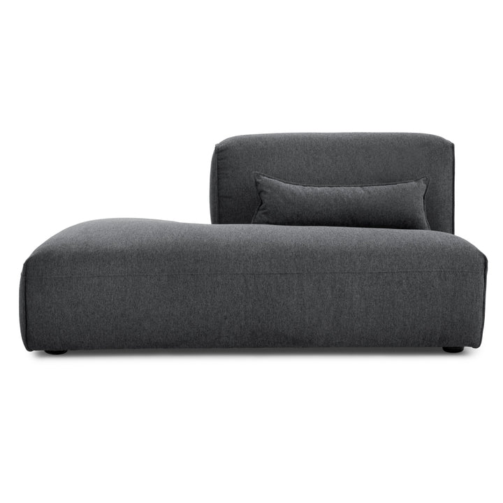 Ellemia Modular Chair W. Left Bumper Dark Grey