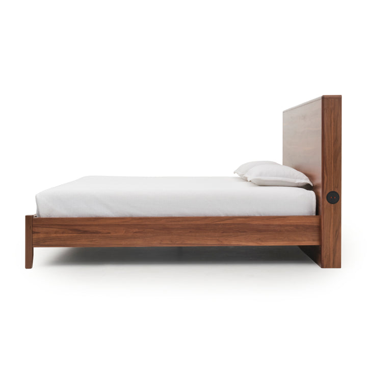 Edriana King Bed Dark Brown