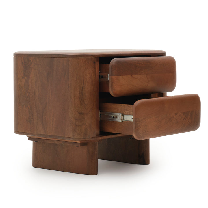 Nesta Nightstand Dark Brown