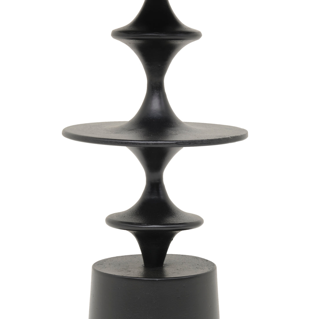 Esdra Metal Accent Table Black