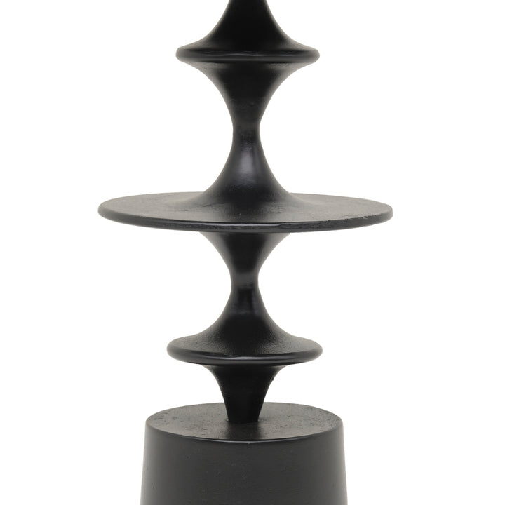 Esdra Metal Accent Table Black