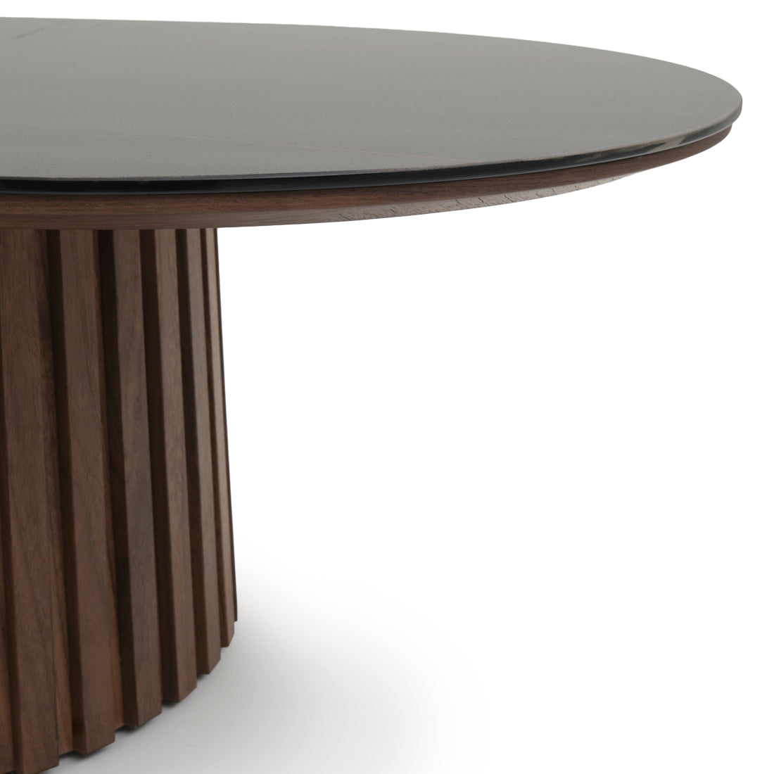 Elzie Ceramic Coffee Table Black