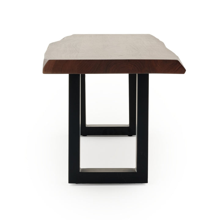 Noema Wood Bench Dark Brown