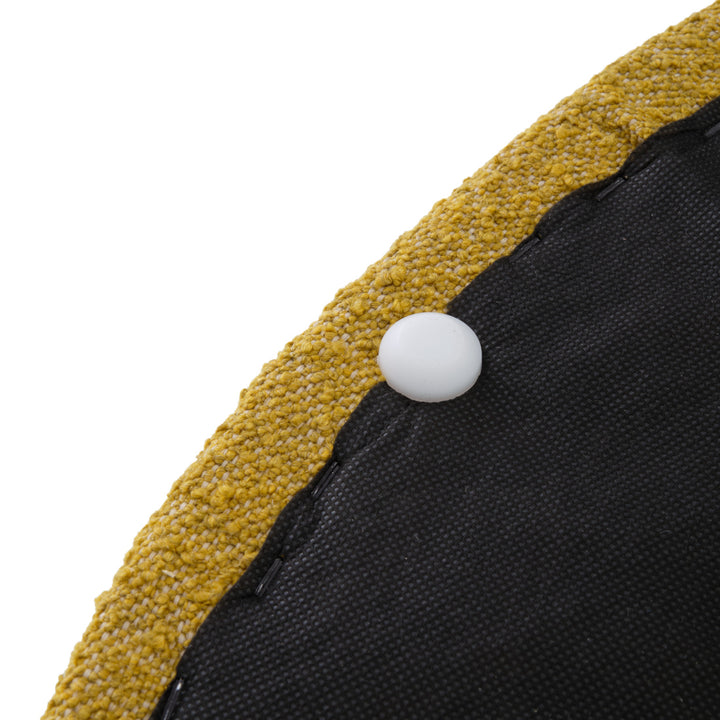 Emondi Fabric Ottoman Yellow