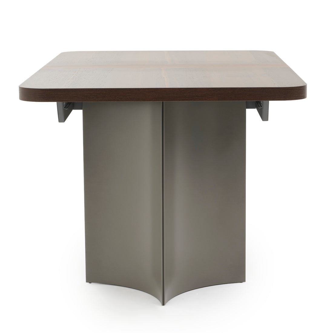 Wadena Extendable Dining Table Dark Brown