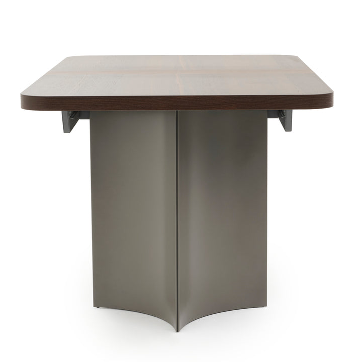 Wadena Extendable Dining Table Dark Brown